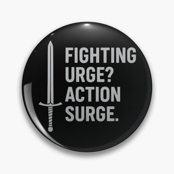 Item preview, D&D True Fighter Style Mantra designed and sold by Loot-Suit-Riot.