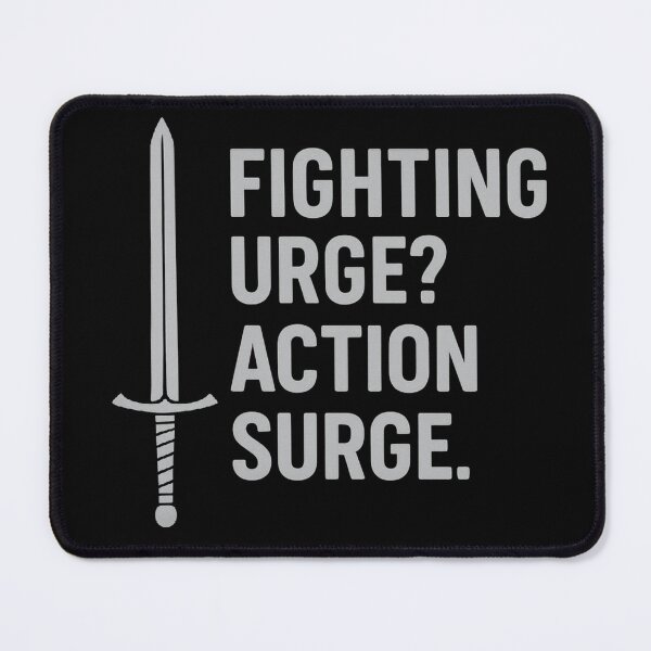 Item preview, D&D True Fighter Style Mantra designed and sold by Loot-Suit-Riot.