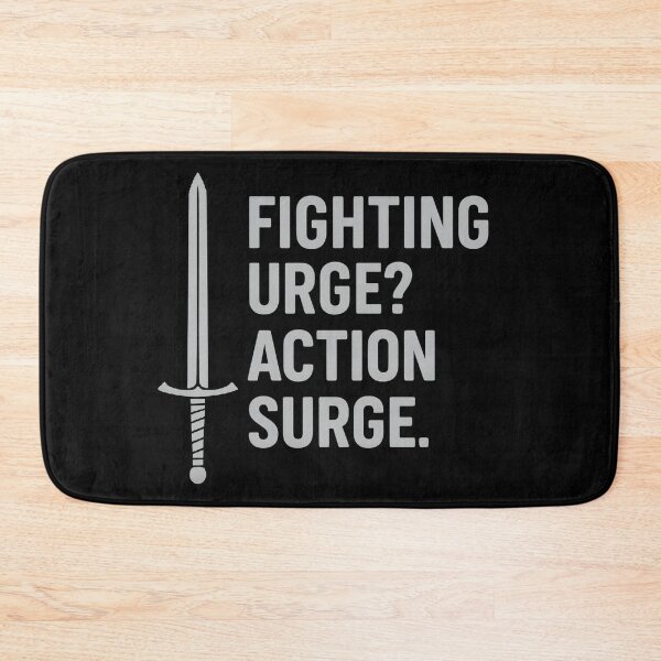 Item preview, D&D True Fighter Style Mantra designed and sold by Loot-Suit-Riot.
