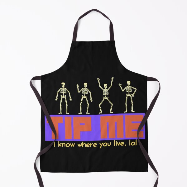 Item preview, TIP ME! I KNOW WHERE YOU LIVE Funny Delivery Driver Skeletons Graphic Tee designed and sold by thelivingrp.
