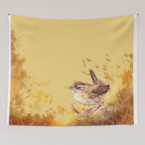 Item preview, Cute House Wren Bird Nature Watercolor designed and sold by countrymouse.