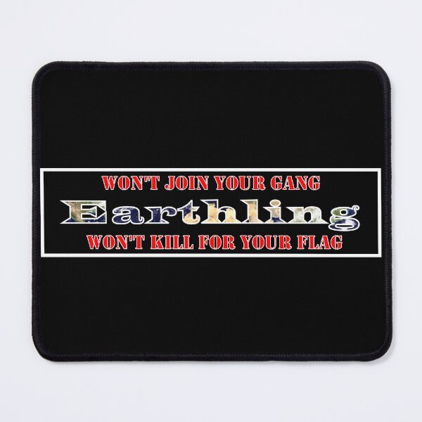 Item preview, Earthling Bumpersticker designed and sold by Dystopian Design.