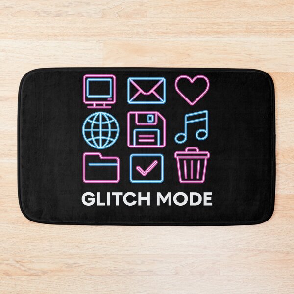 Item preview, Glitch Mode Retro Icons Shirt designed and sold by MysticArtisan.