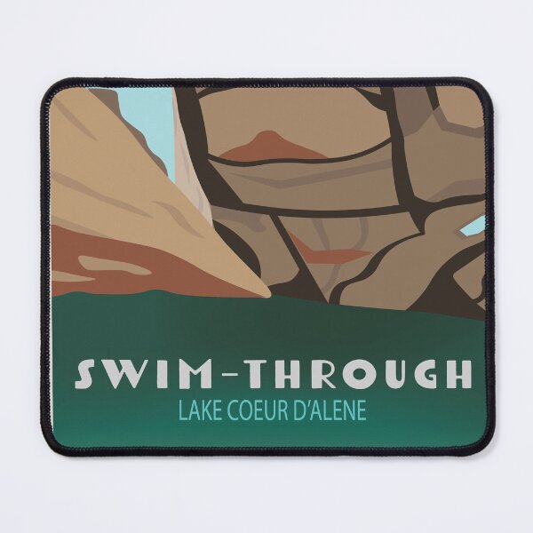 Item preview, Swim Through Lake Coeur d'Alene designed and sold by kind-fish.