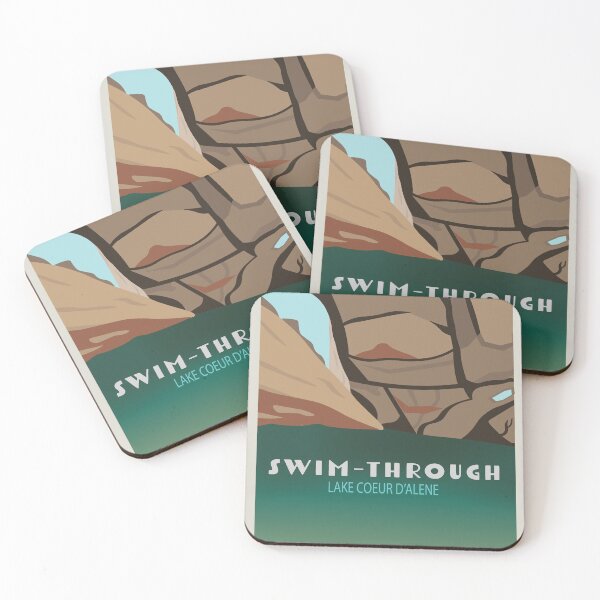 Item preview, Swim Through Lake Coeur d'Alene designed and sold by kind-fish.