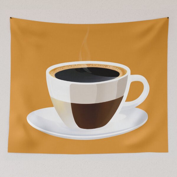 Item preview, Coffee Cup Silhouette designed and sold by CTM ArtStudio.
