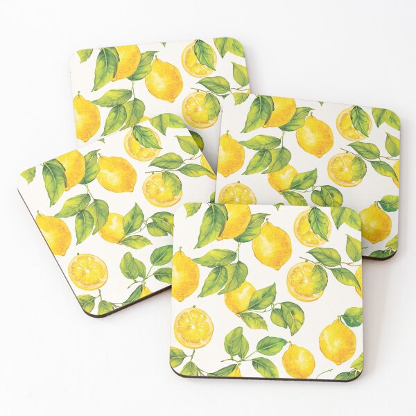Item preview, Watercolour Lemon Seamless Pattern designed and sold by GracefulGiftsCA.