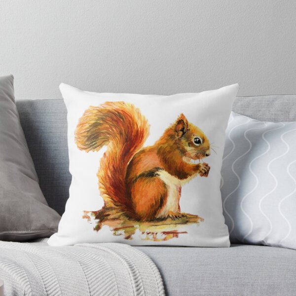 Item preview, Watercolor Red Squirrel Animal  designed and sold by countrymouse.