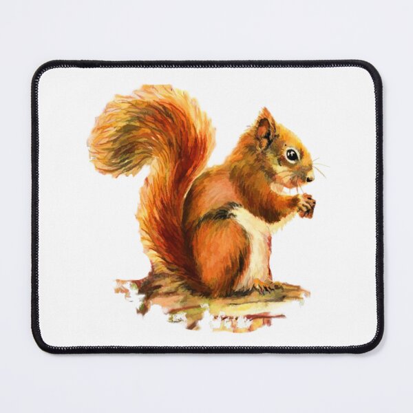 Item preview, Watercolor Red Squirrel Animal  designed and sold by countrymouse.
