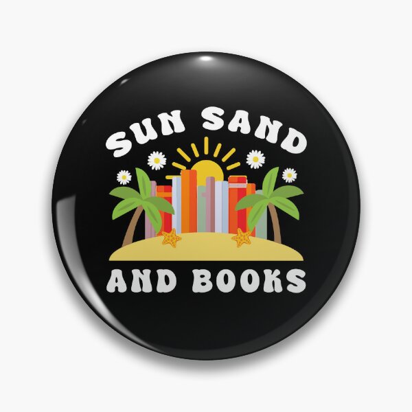 Item preview, Sun Sand and Books Groovy Beach Reading Design designed and sold by Dmetalx Art Apparel.