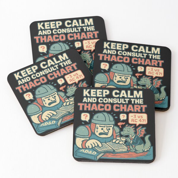 Item preview, Keep Calm THAC0 designed and sold by Legion of Myth.