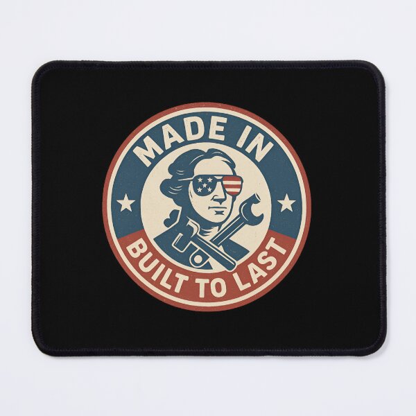 Item preview, Made in USA – Built to Last Vintage Emblem designed and sold by ALITOPRINCE.