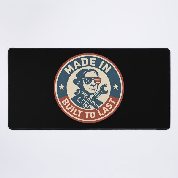 Item preview, Made in USA – Built to Last Vintage Emblem designed and sold by ALITOPRINCE.