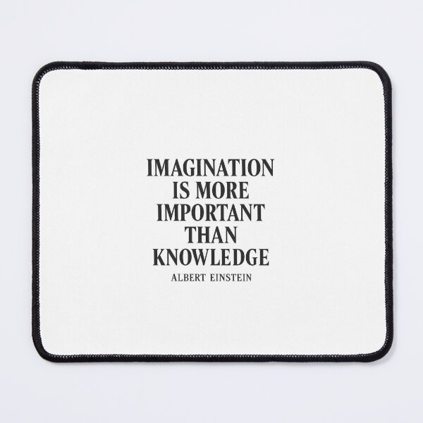 Item preview, Imagination Is More Important Than Knowledge — Albert Einstein Quote designed and sold by Echos of wisdom.