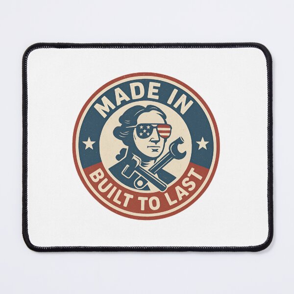 Item preview, Made in USA – Built to Last Vintage Emblem designed and sold by ALITOPRINCE.