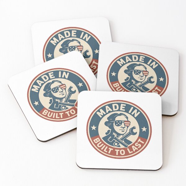 Item preview, Made in USA – Built to Last Vintage Emblem designed and sold by ALITOPRINCE.