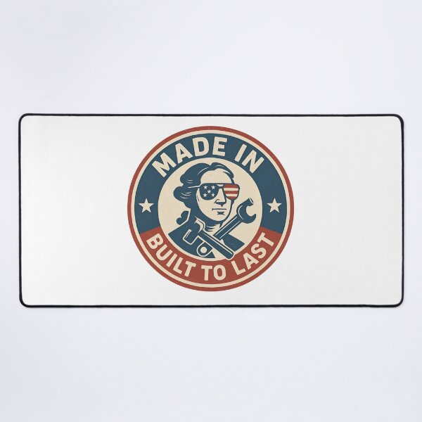 Item preview, Made in USA – Built to Last Vintage Emblem designed and sold by ALITOPRINCE.