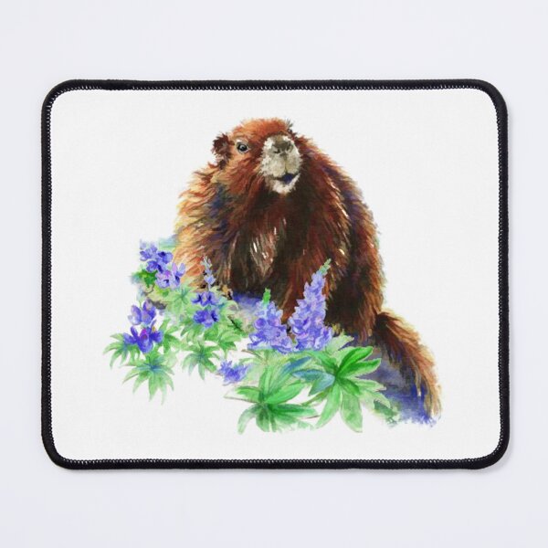 Item preview, Marmot, Groundhog, Woodchuck,Watercolor Animal designed and sold by countrymouse.