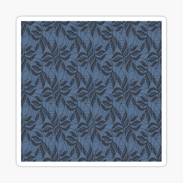 Item preview, Lace Knit Gray and Saphire Blue designed and sold by Doodloom.