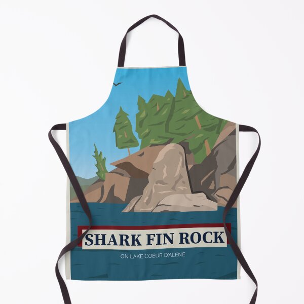 Item preview, Shark Fin Rock Vintage Travel  designed and sold by kind-fish.