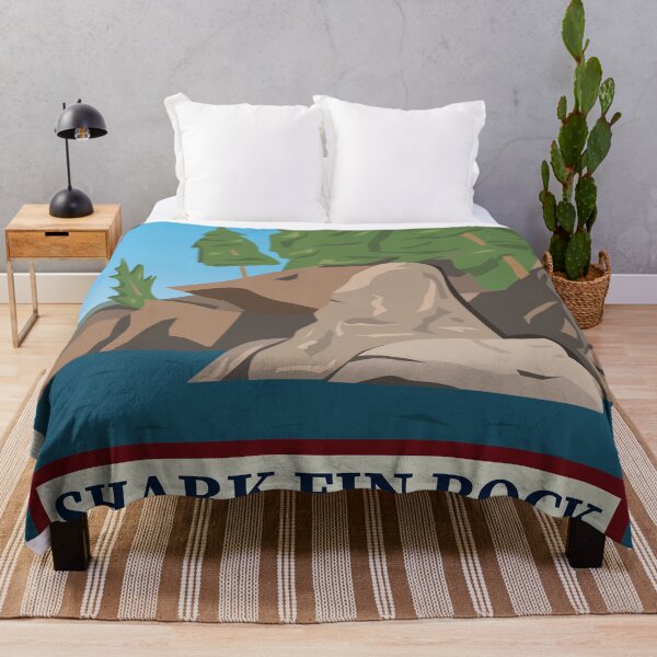 Item preview, Shark Fin Rock Vintage Travel  designed and sold by kind-fish.
