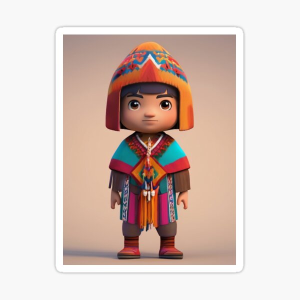 Item preview, Colorful Traditions: A Character in Traditional Garb designed and sold by KilianSzmid.