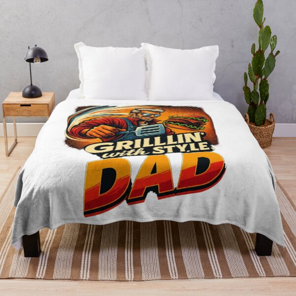 Item preview, Grillin’ with Style, Dad – Retro BBQ Art for Father’s Day designed and sold by JenniferCreaArte .