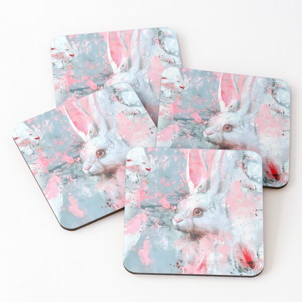 Item preview, Abstract Bunny Rabbit Pastel designed and sold by ArtbyJustis.