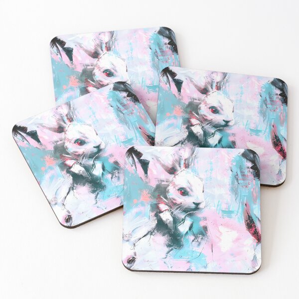 Item preview, Abstract Bunny Rabbit Pastel designed and sold by ArtbyJustis.