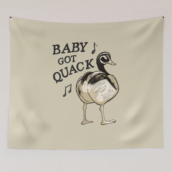Item preview, Funny Duck Meme Baby Got Back Animal Pun  designed and sold by TackyTime.