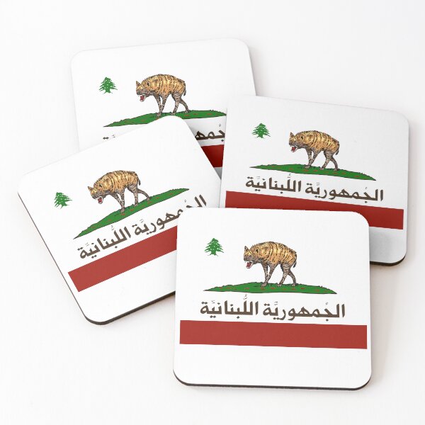 Item preview, Republic of Lebanon California Flag (white background) designed and sold by TackyTime.