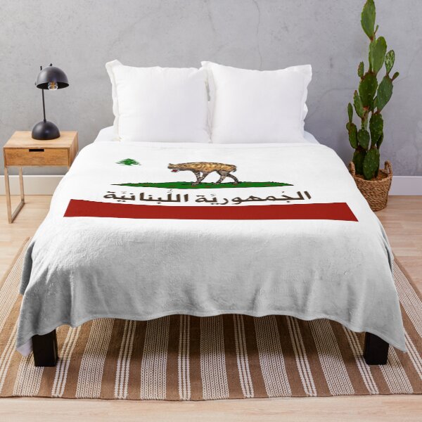 Item preview, Republic of Lebanon California Flag (white background) designed and sold by TackyTime.