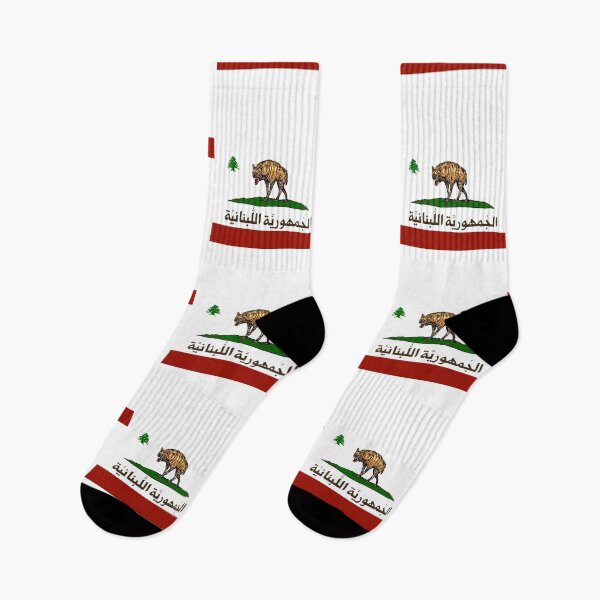Item preview, Republic of Lebanon California Flag (white background) designed and sold by TackyTime.