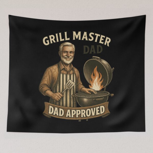 Item preview, Grill Master Dad – Vintage BBQ Art for Father’s Day designed and sold by JenniferCreaArte .