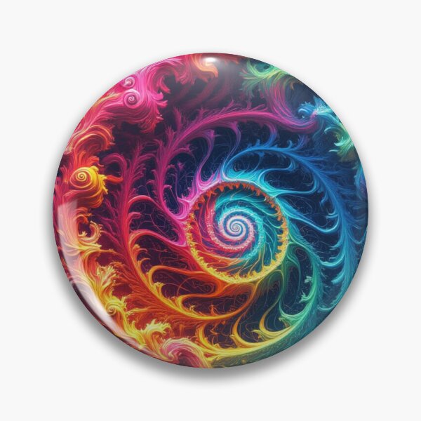 Item preview, Rainbow Vortex Fractal designed and sold by shakespeare1212.