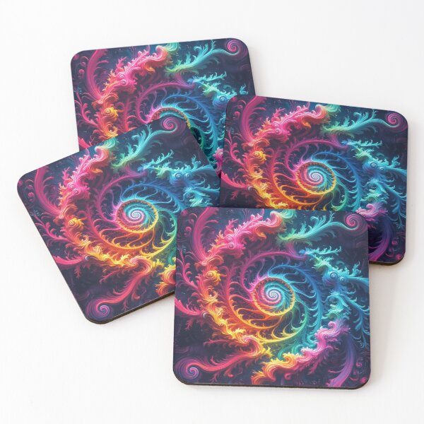 Item preview, Rainbow Vortex Fractal designed and sold by shakespeare1212.