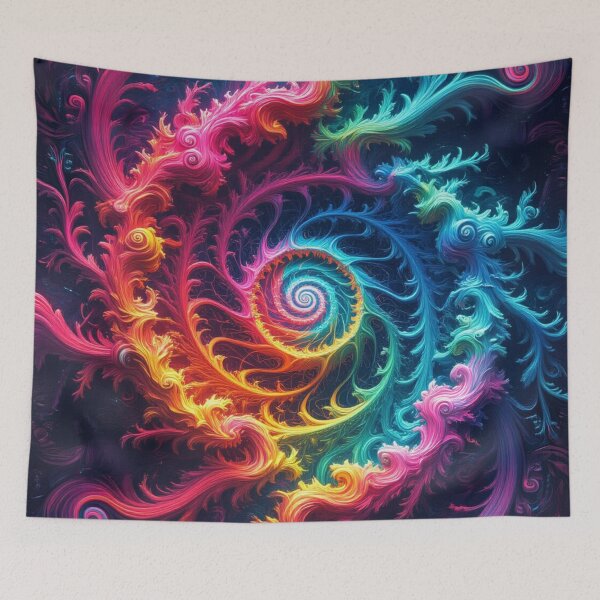 Item preview, Rainbow Vortex Fractal designed and sold by shakespeare1212.