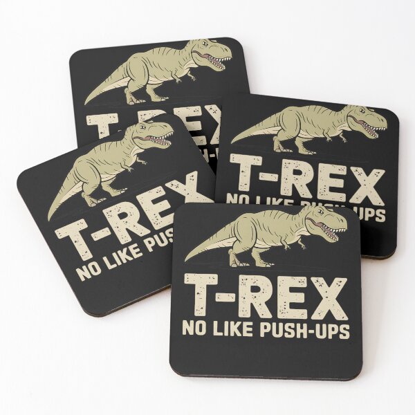 Item preview, T-Rex No Like Push-ups designed and sold by MAKOPOKOShop.