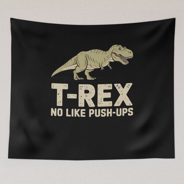 Item preview, T-Rex No Like Push-ups designed and sold by MAKOPOKOShop.