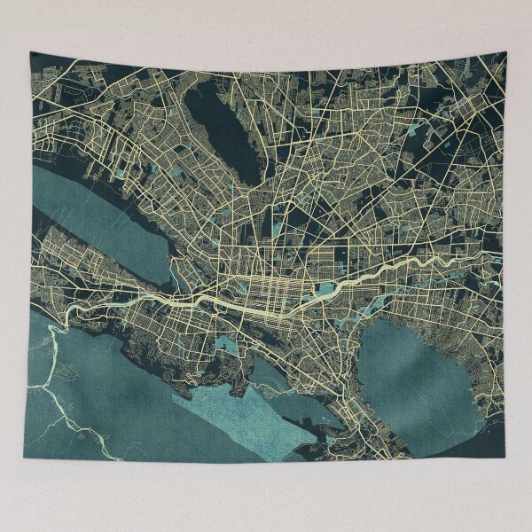 Item preview, Monterrey City Map of Mexico - Summer designed and sold by deMAP.