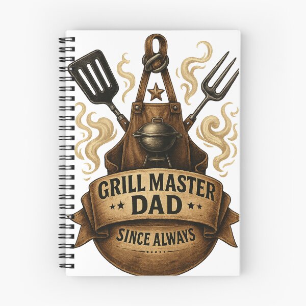 Item preview, Grill Master Dad – BBQ Art Since Always designed and sold by JenniferCreaArte .