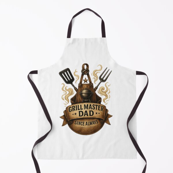 Item preview, Grill Master Dad – BBQ Art Since Always designed and sold by JenniferCreaArte .