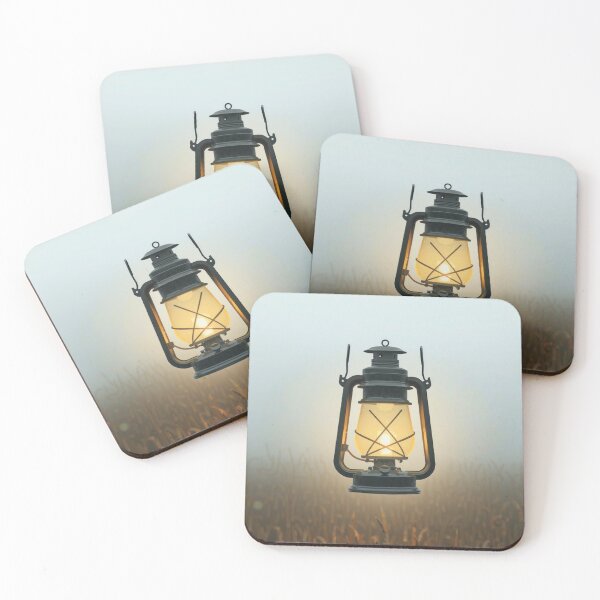 Item preview, Lantern in Foggy Field designed and sold by CTM ArtStudio.