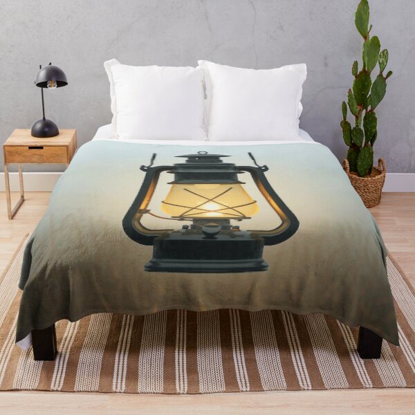 Item preview, Lantern in Foggy Field designed and sold by CTM ArtStudio.