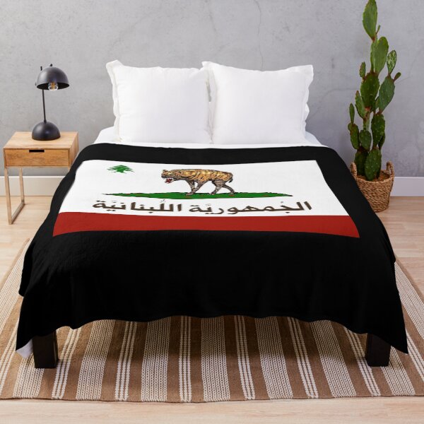 Item preview, Republic of Lebanon California Flag (dark background) designed and sold by TackyTime.