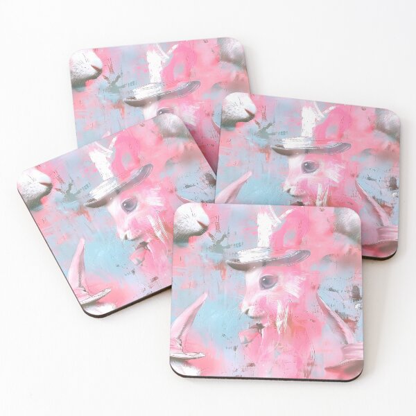 Item preview, Abstract Bunny Rabbit Pastel designed and sold by ArtbyJustis.