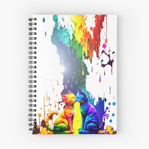 Item preview, Rainbow cats digital art design pride LGBTQ designed and sold by sdartproject.