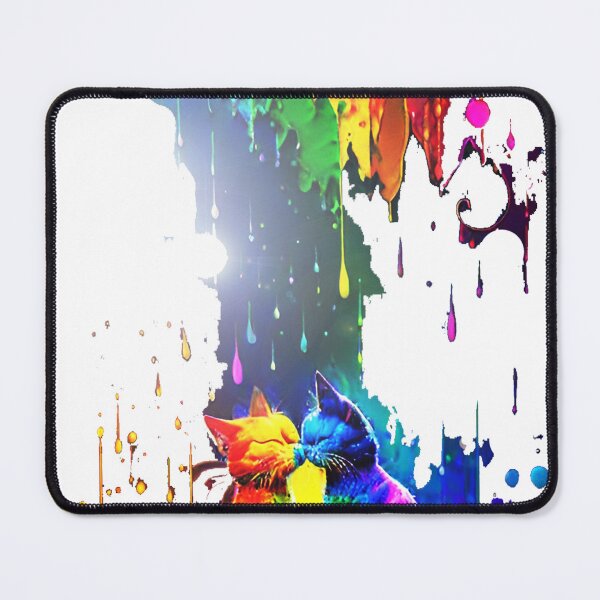 Item preview, Rainbow cats digital art design pride LGBTQ designed and sold by sdartproject.