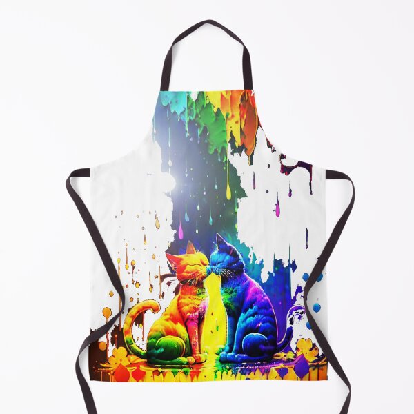 Item preview, Rainbow cats digital art design pride LGBTQ designed and sold by sdartproject.