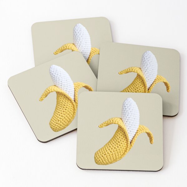 Item preview, Crochet Banana Yarn Art Amigurumi Plushie designed and sold by TackyTime.